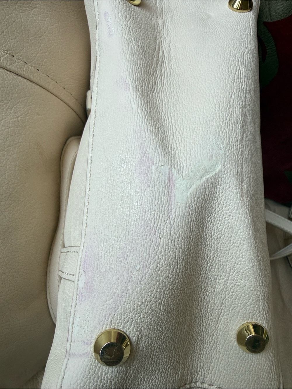 Betsey Johnson White Heart Cut Crossbody with Pink & White Tassels - Picture 2 of 4
